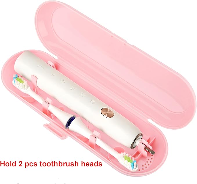 Cosmos Pack of 2 Plastic Travel Case Toothbrush Carrying Case Holder Container - Image 2
