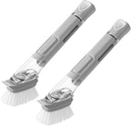SUBEKYU Dish Brushes with Soap Dispenser, Kitchen Dish Scrubber Brushes with by SUBEKYU