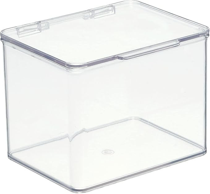 mDesign Small Plastic Home Office Storage Organizer Box Containers - Image 9