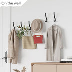 Coat Hooks Wall Mount, Hooks for Hanging Heavy Duty, Screw in Wall Hanger for - Image 6