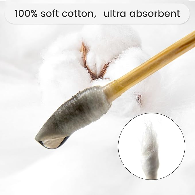 200 PCS 6-Inch Precision Gun Cleaning Swabs - Image 2