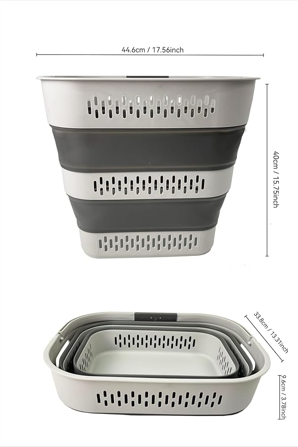 SAMMART 38L Collapsible Laundry Basket - Image 7