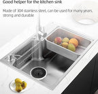 Mi hogar Sink Drain Strainer 2 Pack, 4.5” Wide Rim Silicone Kitchen Sink - Image 7