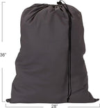Household Essentials Cotton Laundry Bag, 100% Cotton, Drawstring Top - Image 3