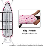 Pink Hearts Ironing Board Cover Soft Stain Resistant Ironing Board Cover - Image 4