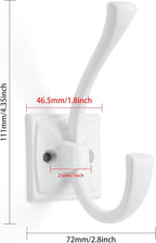 khtumeware Vintage Wall Hooks, 10 Pack Coat Hooks Hardware Towel Hooks - Image 3