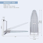 SheeChung Wall Mount Ironing Board 36"X12", Compact Wall Ironing Board - Image 2