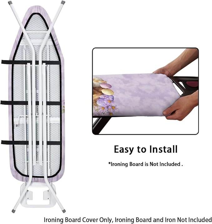 Yak and Easter Egg Bunny Ironing Board Cover and Pad - Image 4