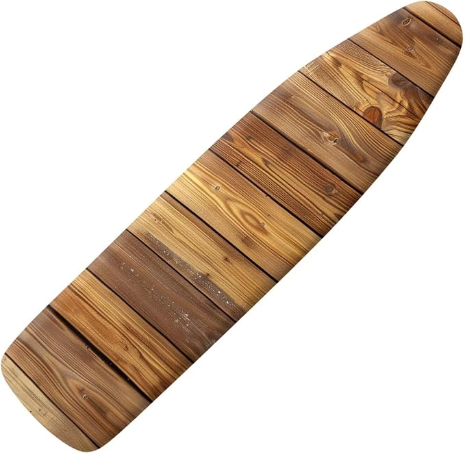 Ironing Board Cover, 3D Wood Print Ironing Board Pad Cover Protector Resists by KUIFORTI