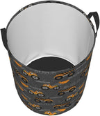 Cute Excavator Engineering Vehicle Laundry Hamper Bag - Image 2