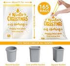 XUXRUS Gold Trash Bags Mini Trash Bags, 3 Gallon Small Bathroom Drawstring - Image 5