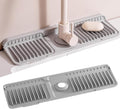 Faucet Mat for Kitchen Sink, 2025 New Silicone Sink Splash Guard, 7°Slope Fast by SOCORIA