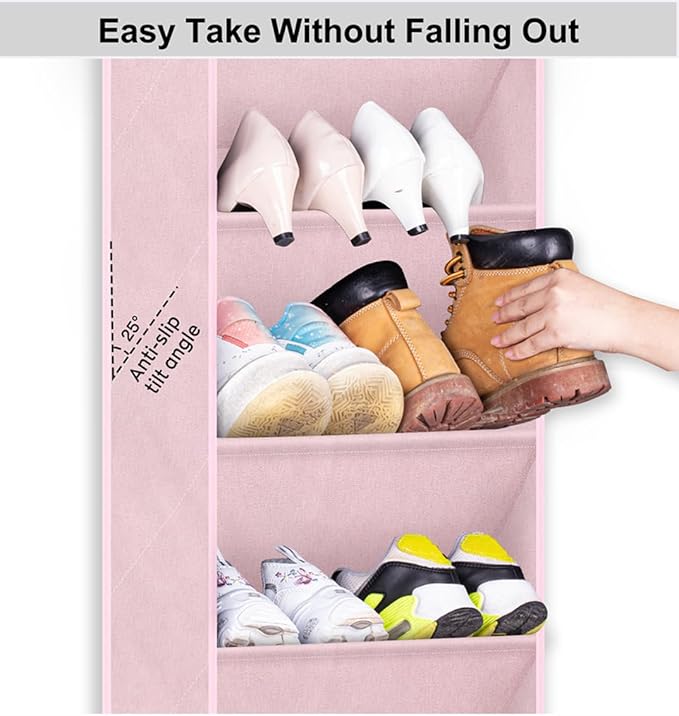 SLEEPING LAMB Over The Door Shoe Organizer - Image 5