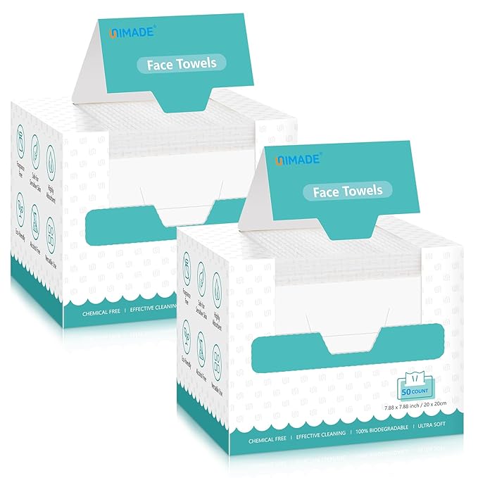 Face Towels, Ultra Soft Facial Towel by Unimade