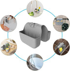 Sponge Holder for Kitchen Sink, Silicone Sink Saddle Caddy Organizer Rack - Image 5