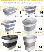 13 Lbs Dog Food Container, Collapsible Dog Food Storage Container - Image 8