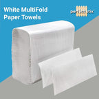Perfect Stix White MultiFold Paper Towels. Case Pack of 4000 Count - Image 2