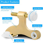 OBTANIM 8 Pack Hinge Pin Door Stopper Heavy Duty Metal Adjustable Door Stops - Image 3