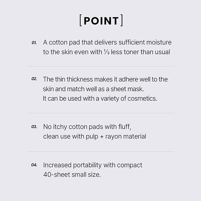 ILSO 1/3 Saving Cotton Pad, Thin Layer Perfect - Image 9