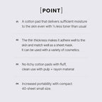 ILSO 1/3 Saving Cotton Pad, Thin Layer Perfect - Image 9