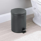InterDesign 5-Liter Steel Step Waste Can - Image 2