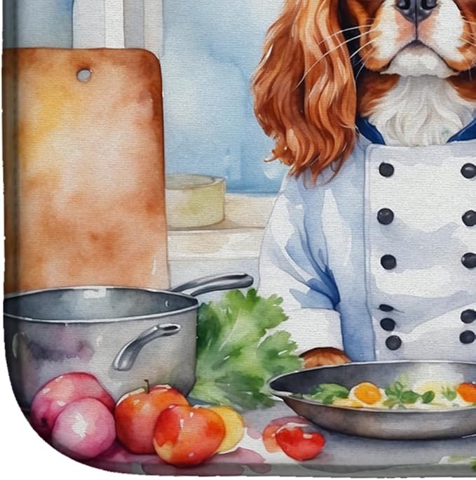 Caroline's Treasures DAC6228DDM Cavalier Spaniel The Chef Dish Drying Mat - Image 4