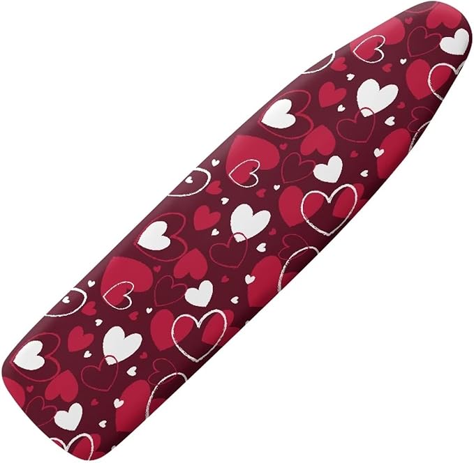 Heart Cute Ironing Board Cover Romantic Standard Size 15″x54″ Ironing Board by KUIFORTI