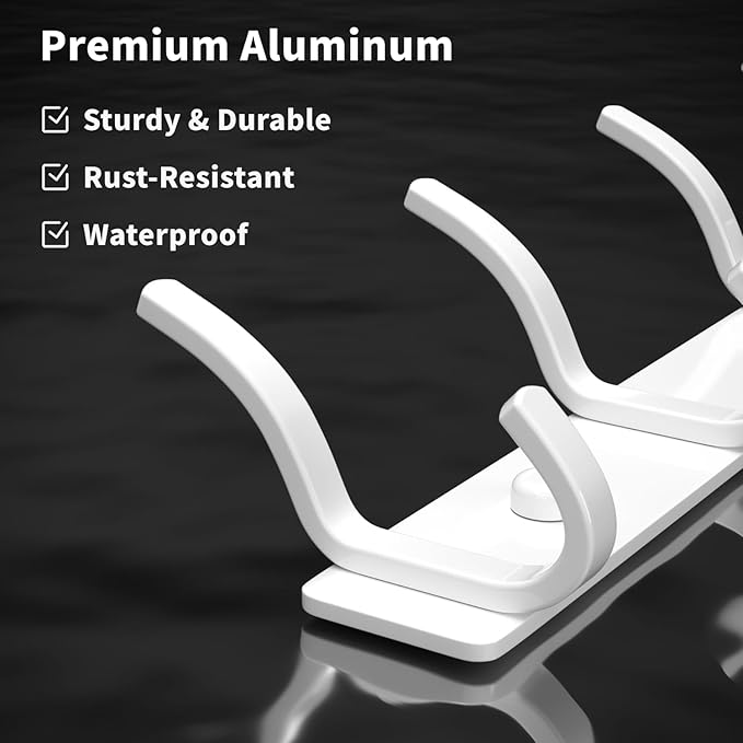White Coat Rack Wall Mount - Image 4