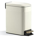 Small Bathroom Trash Can with Lid Soft Close-6L/1.6 Gal Slim Step Garbage by WelcometoCEROELDA