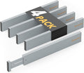 SpaceAid 4 Pack Bamboo Drawer Dividers by SpaceAid
