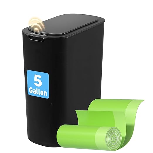 5 Gallon Bathroom Automatic Trash Can by FocusOnDailynecessities