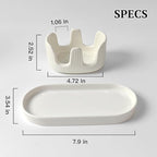 Ceramic Double Sponge Holder - Image 2