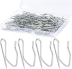 1.2 Inches Curtain Hooks, Sopito 58pcs Metal Drapery Pin and Hook by Sopito
