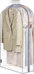 BALEINE 40'' Clear Garment Bags, 10.5'' Wide PEVA Suit Bag by BALEINE