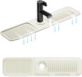 5° Slope Kitchen Sink Faucet Mat, Kitchen Sink Splash Guard, Silicone Material by DTXIAQIAO