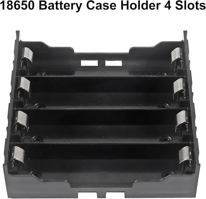 18650 Battery Case Holder 4 Slots X 3.7V 18650 Battery Storage Box, in Parallel - Image 5