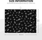 Musicial Kitchen Drying Mat Music Notes Microfiber Dish Drainer Mat - Image 4