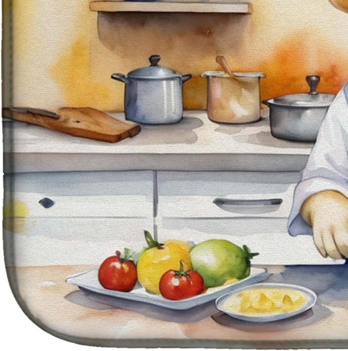 Caroline's Treasures DAC6278DDM Yellow Labrador Retriever The Chef Dish Drying - Image 4