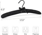 TOPIA HANGER Padded Hangers for Women Clothing, 17-inch Satin Hangers 10 Pack - Image 4