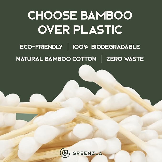 600 Pack Organic Cotton Swabs Natural Cotton Swabs - Image 5