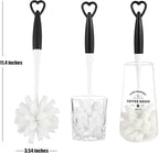 ALINK Bottle Glass Dish Sponge Cleaning Brush - Image 2