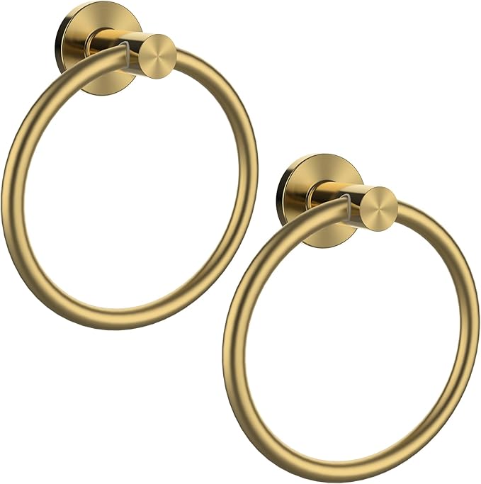 Towel Ring 2Pack, SUS304 Stainless Steel Hand Towel Holder by Z-TIISON
