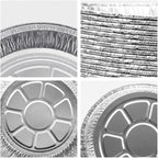 Non-Stick Round Disposable Air Fryer Aluminum Foil Liners 50PCS, Oil-Proof - Image 3