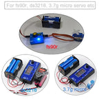 4 Cell 6V AA Battery Holder Case Cover Storage Box w/ 2P FUT J Plug Connector - Image 5