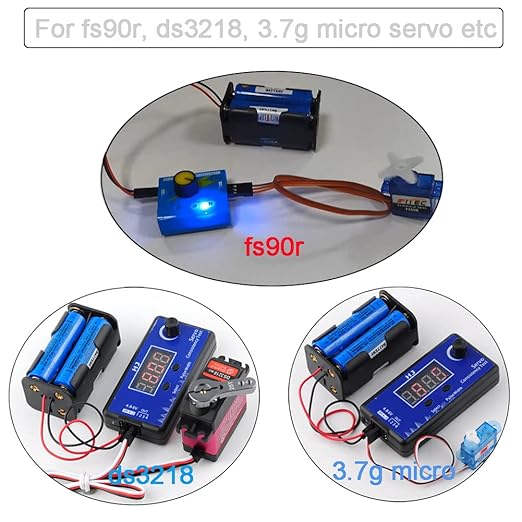 4 Cell 6V AA Battery Holder Case Cover Storage Box w/ 2P FUT J Plug Connector - Image 5