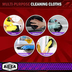 AIDEA Microfiber Cleaning Cloth Black 10PK, Microfiber Towels - Image 9
