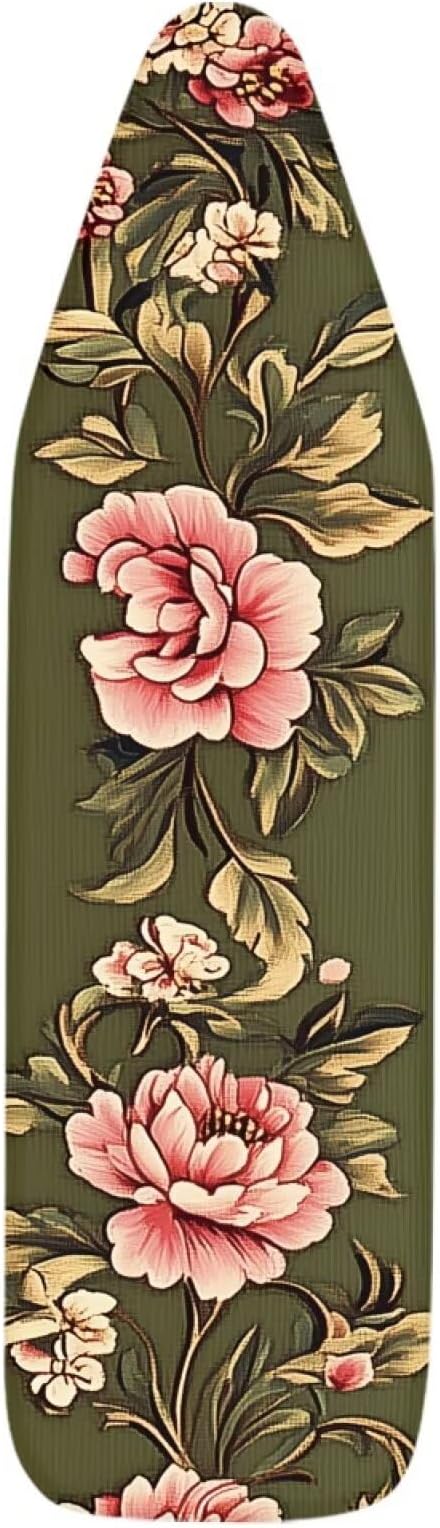 Pink Flower Print Ironing Board Cover and Pad - Image 7