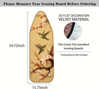 Nuxovilar Hummingbird & Plum Blossom Ironing Board Cover, 15 * 54inch, Fit Most - Image 4