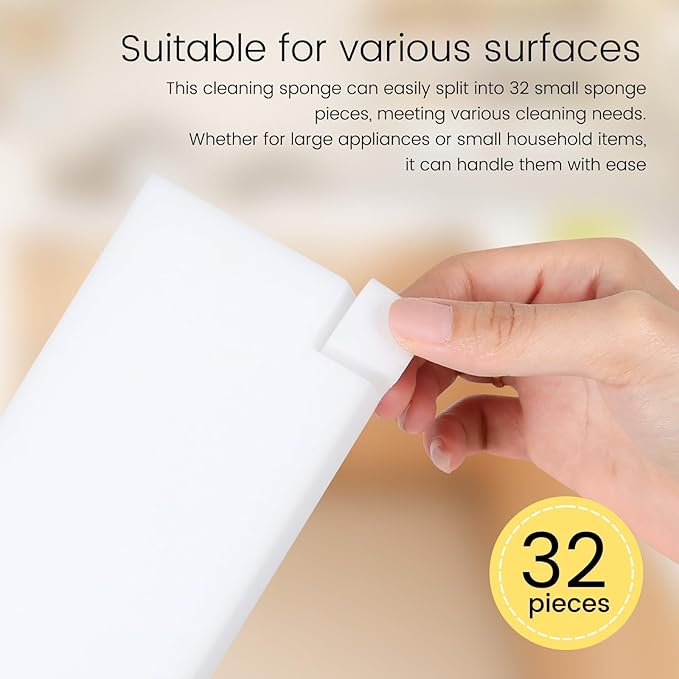 40PCS Melamine Sponge Magic Eraser Sponge in Bulk Small Cleaner Pads Melamine - Image 3