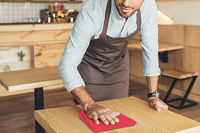 Softolle Bar Mop Towels, 16x19 Inches, 100% Cotton, Kitchen and Bar Cleaning - Image 9